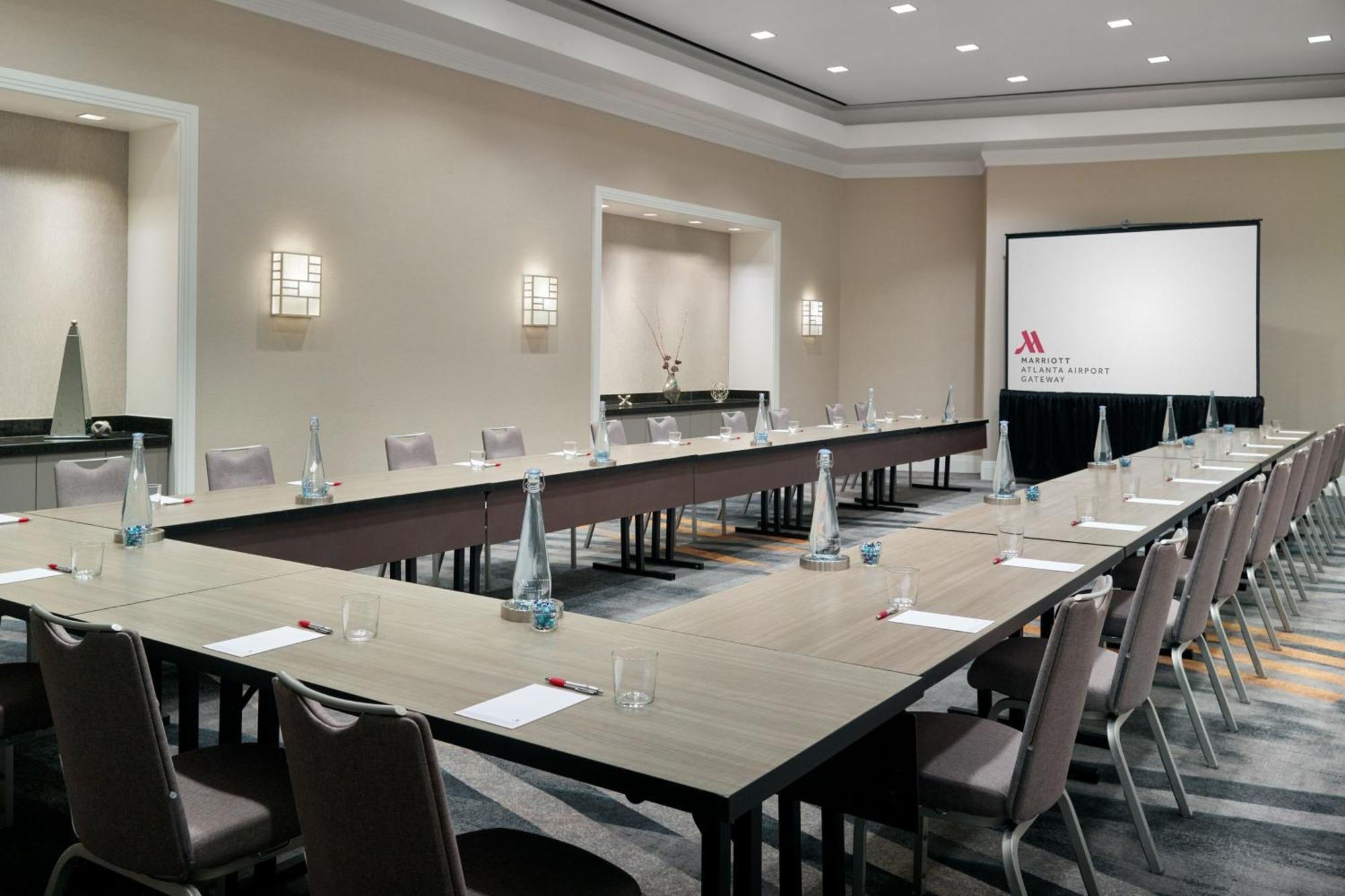 Atlanta Airport Marriott Gateway Hotel College Park Exterior foto