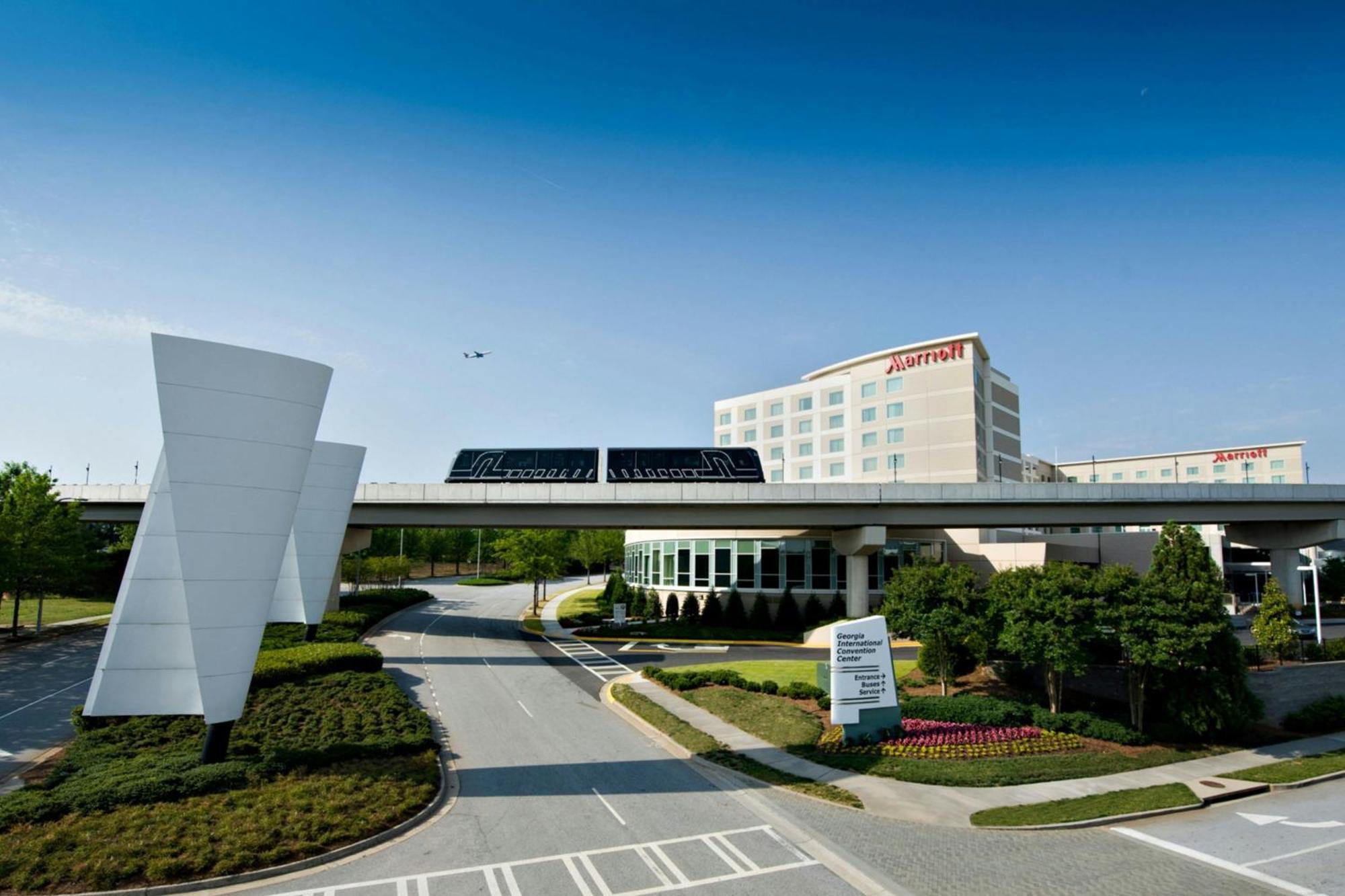 Atlanta Airport Marriott Gateway Hotel College Park Exterior foto